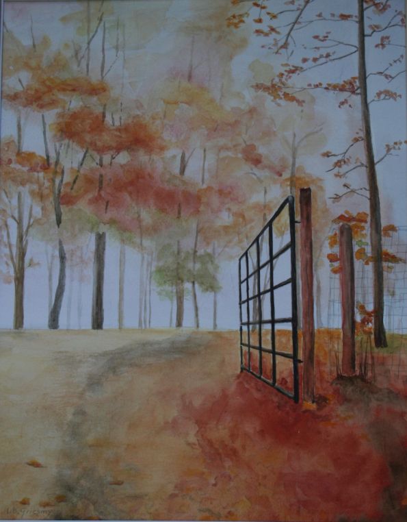 Tulip - Original watercolor painting by Isabelle Griesmyer